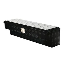 Aluminum 48-Inch Side Mount Tool Box w/ Paddle Latch For Truck Trailer UTV ATV