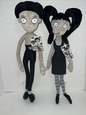 DISNEY Frankenweenie PLUSH SET Victor Frankenstein ELSA Van Edgar