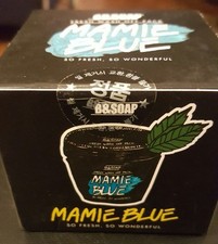 B  SOAP Mamie Blue Fresh Wash Off Pack BRAND NEW IN BOX 4.6 Oz 130g