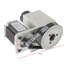 CNC 4th Axis Hollow Shaft Rotary Table Router Rotational Axis w/ 11x ER32 Collet