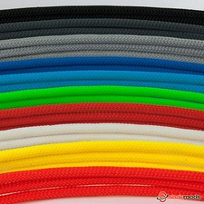 Braided Sleeving Cable Harness Sheathing Expanding Sleeve in Black. Many sizes 
