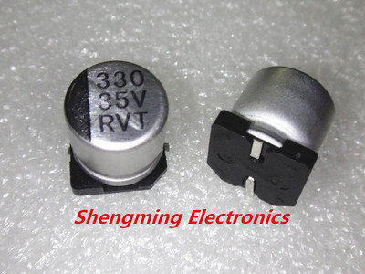 20pcs 330uF 35V SMD chip Aluminum Electrolytic Capacitor 10x10mm