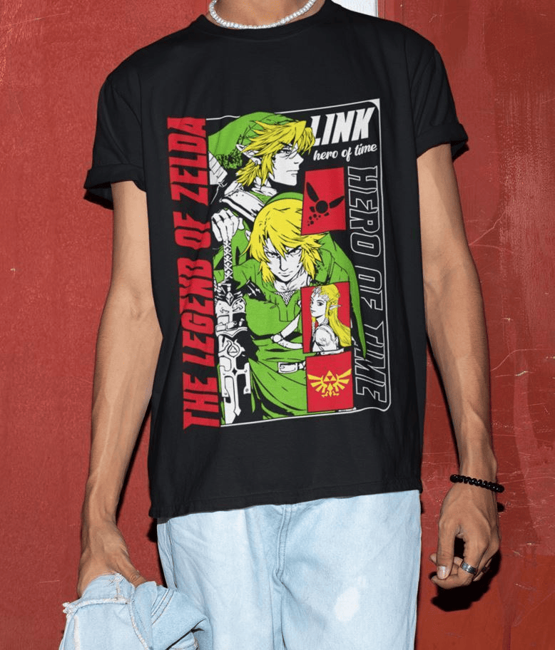 The Legend of Zelda T-shirt Link To The Past Graphic Print Gift