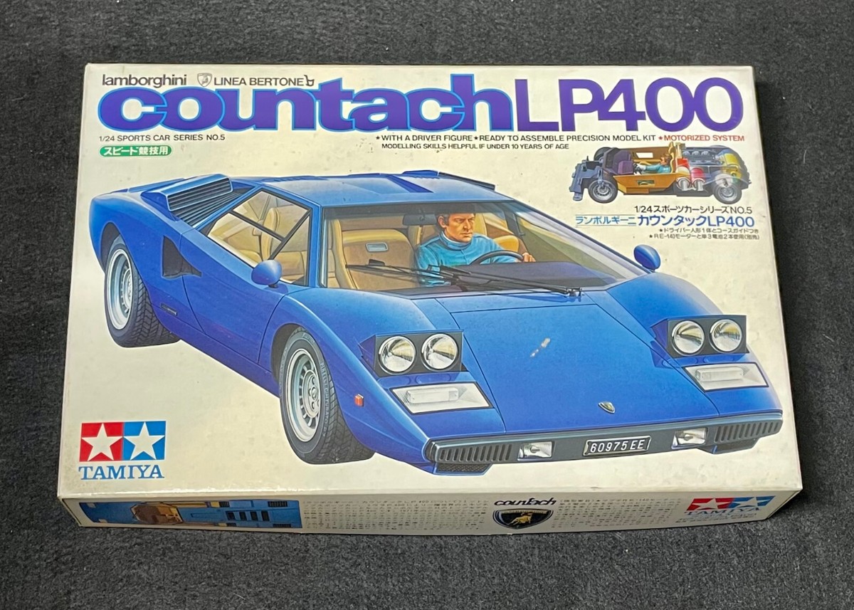自動車 Tamiya 1/24 Lamborghini Countach TAMIYA 2405 1/24 Scale Kit Lamborghini Countach LP400