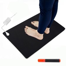 Grounding Mat for Feet Sleep Pain Relief Earthing Foot Mat Wellness Pad