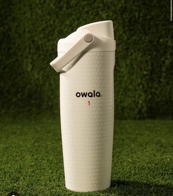 NIB RARE - All White Owala 30oz FreeSip Sway Fairways for Days Golf Water Bottle