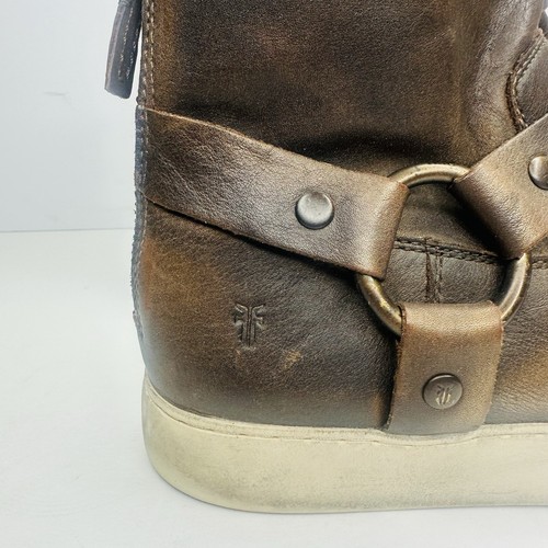 Frye Harness Chukka Sneaker Herren Größe 11 Gold Leder High Top Turnschuhe - Bild 2 von 9