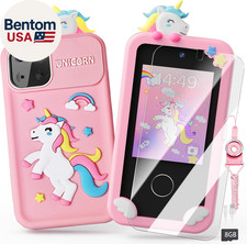 Kids Smart Phone Toys for Girls,Unicorn Gift Toys for Girls Ages 3-9 Christmas B