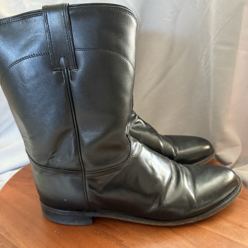 Justin 3133 Men's Classic Roper Western Boot with Black Chester Foot and a Roper Toe