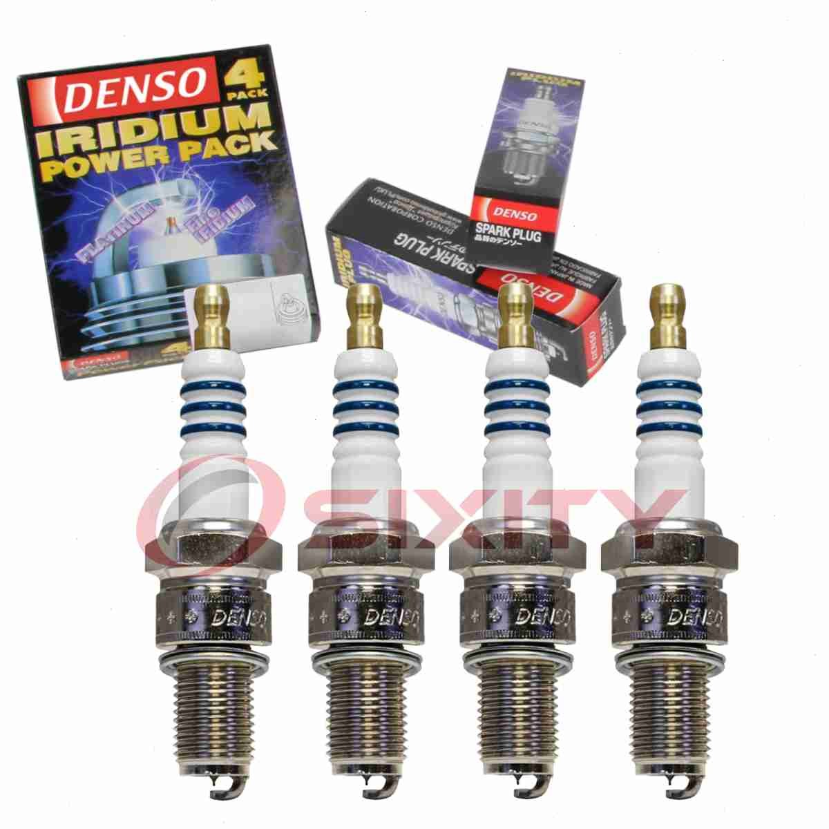 4 pc Denso Iridium Power Spark Plugs for 1976-1977 Renault R17 1.6L L4 ku
