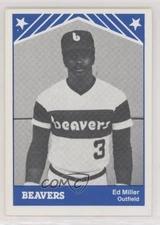 1983 TCMA Portland Beavers Eddie Miller Ed Miller #20