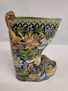 Chinese Style Colorful Cloisonné Vase