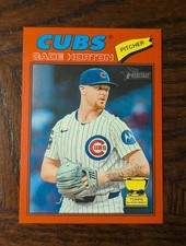 2026 Topps Heritage - Cade Horton #396 Red Border Parallel