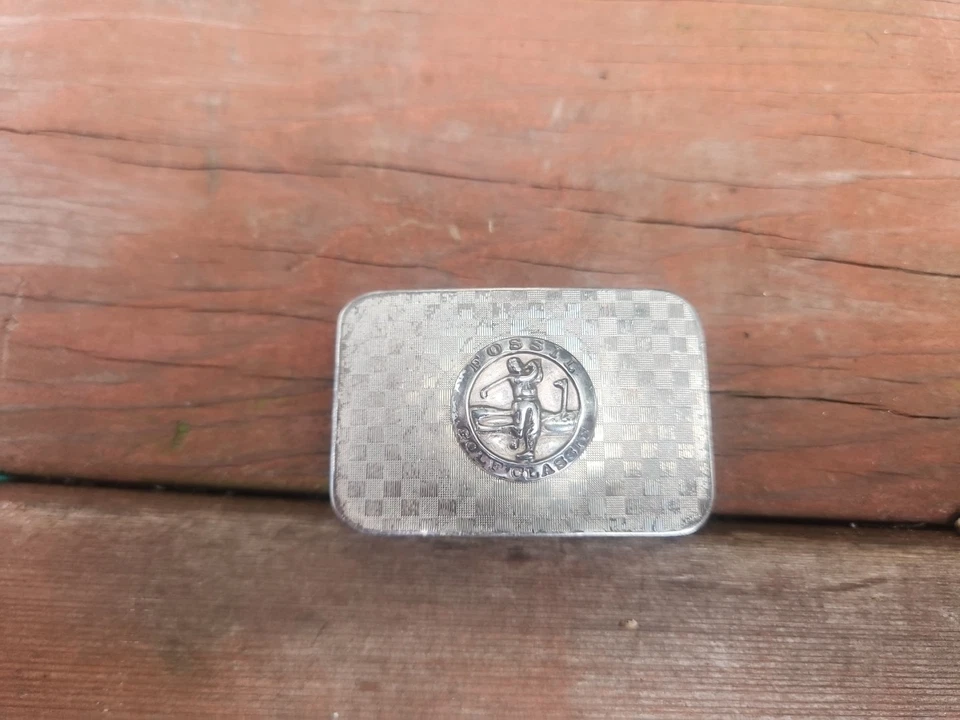Vintage FOSSIL Golf Classic Belt Buckle - Image 3 of 4