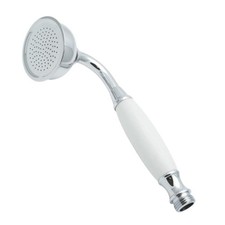 iflo Kidlington Classic Vintage Shower Head White/Chrome - 485440 - 3HS06000BH01