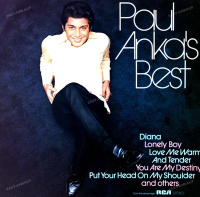 Paul Anka - Paul Anka's Best LP (VG+) '