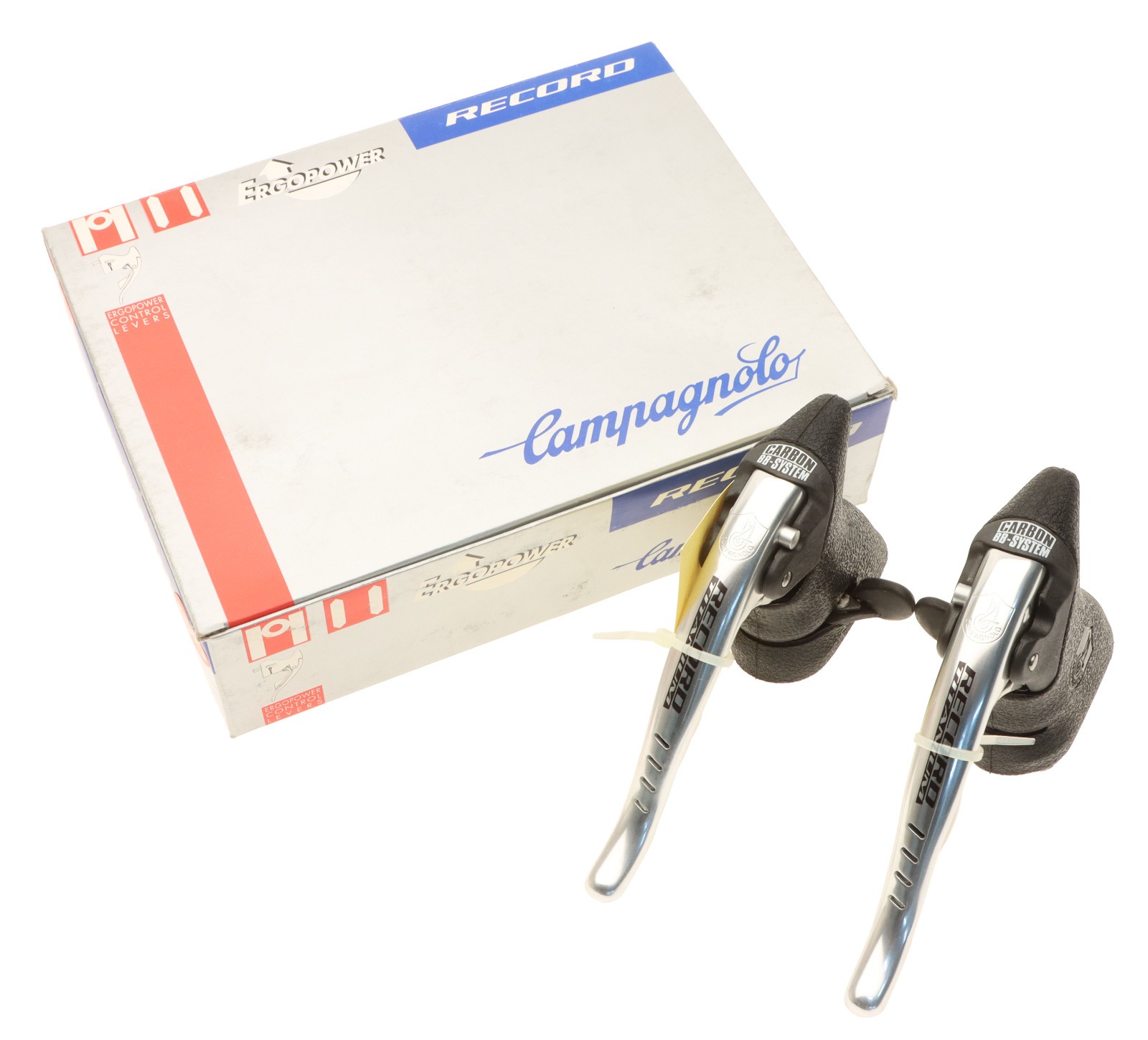 Campagnolo Record Titanium EC-32RECG Ergopower Shifter Brake Levers 8s 1996 NOS 133090₽
