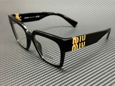 MIU MIU MU 04UV 1AB1O1 Black Women's 52 mm Eyeglasses