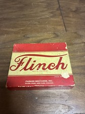 Vintage FLINCH Card Game, Parker Brothers. Copyright 1938. Original Box
