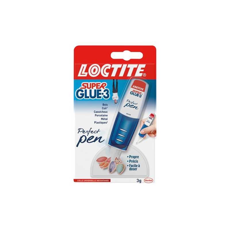 Loctite Super Glue 3 Perfect Pen en gel formule anti-goutte de 3g