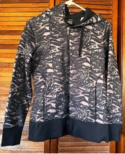 Under Armour, Junior Boys, Long Sleeve, Zip Up Hooded Sweatshirt, Gray/black XS