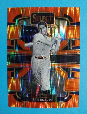 2024 Panini Select Concourse Phil Rizzuto #35 Orange Flash New York Yankees