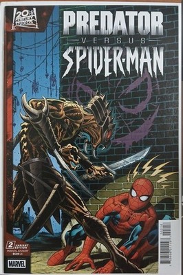 Predator Vs Spider-Man #2 1:25 Ed McGuinness Incentive Variant 2025 Comic Book