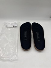 New 43 Mens Size 10 Birkenstock Cork Replacement Footbeds Black