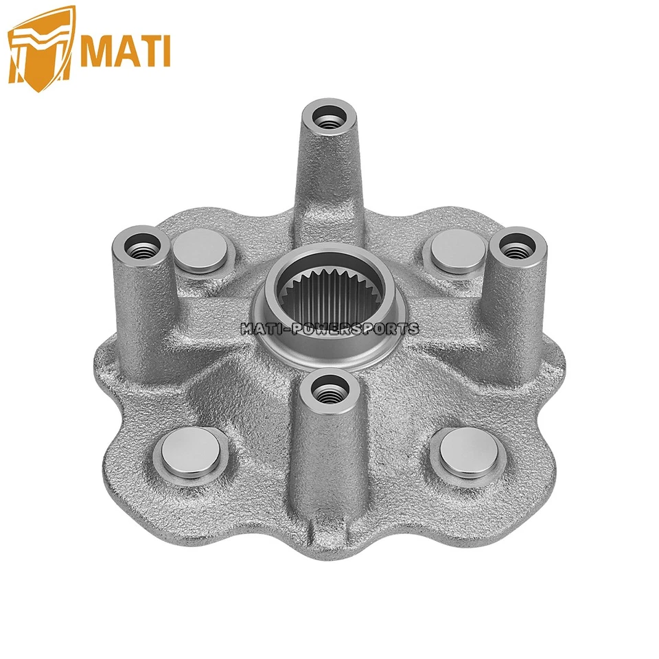 Front Wheel Hub for Yamaha Kodiak 400 450 YFM400F YFM400A YFM450F 4x4 2003-2006 - Image 2 of 4