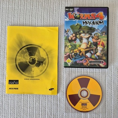 2x PC Game ! Worms Armageddon & Worms Mayhem ! Teil 2 + 4 ! Dt. ! TOP ! Kult !