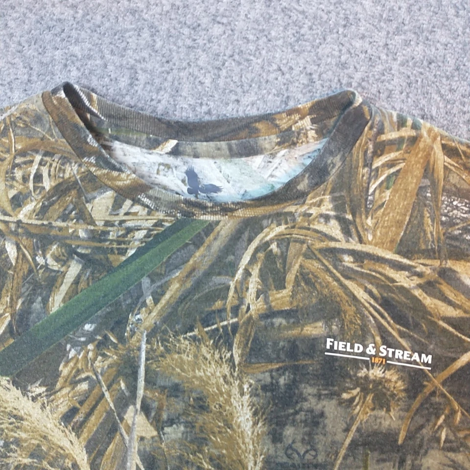 Field & Stream Realtree Max-5 Para Hombres Mediano Caza Camuflaje Manga Larga Exterior Foto 2 de 4