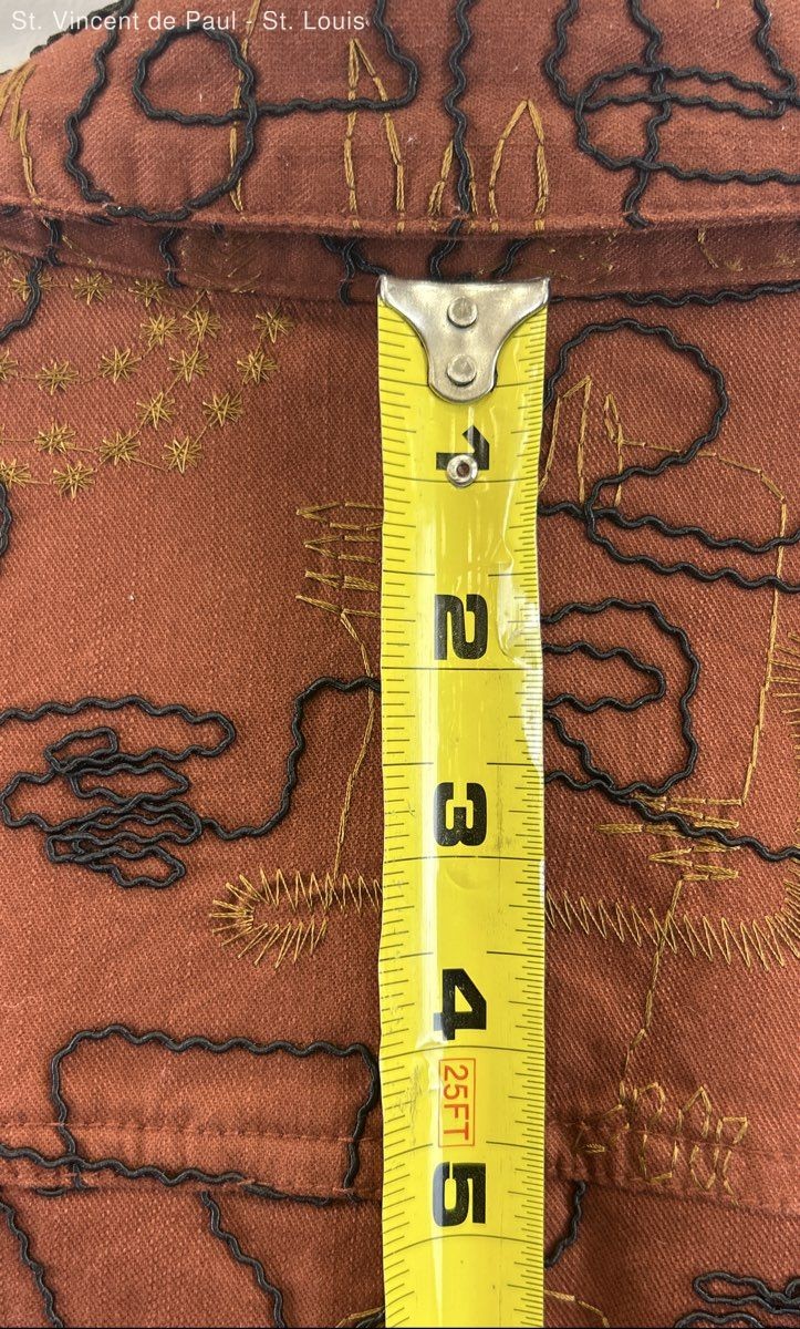 Ruby Rd. Eclectic Burnt Orange Denim Embroidery J… - image 10