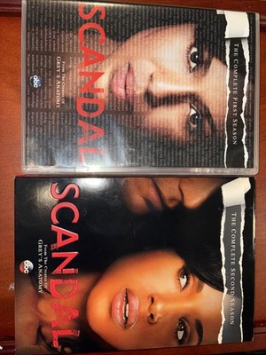 Scandal: Complete Season 1 & Season 2 -New SEALED/BRAND NEW) DVDS (#5223-2)