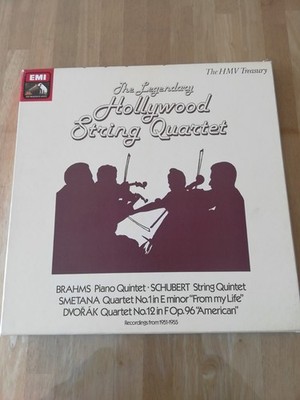EMI RLS 765 HOLLYWOOD STRING QUARTET - Brahms Schubert Smetana Dvorak UK 3LP NM