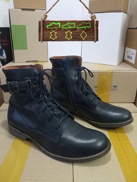 Women tbs Boots Navy Leather 39