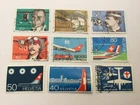 old stamps  SWITZERLAND   x  9