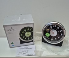 Image of Acctim Central Smartlite Alarm Clock 14280X - Non Ticking Sweep - New in Box