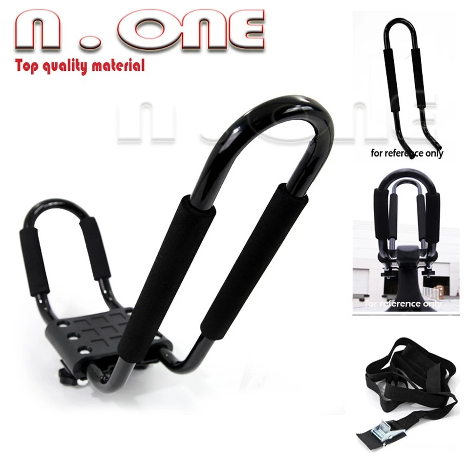 2set Kayak Rack Roof Top Cross Bar Mount Canoe Paddle Board Carrier for Chrysler Foto 4 de 4