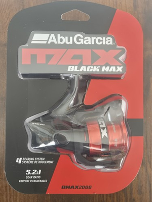 #ad #ad ABU GARCIA BLACK MAX BMAX2000 SPINNING REEL NEW $34.79