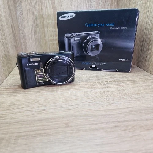 Samsung WB500 10.2MP Compact Digital Camera, Black - Tested