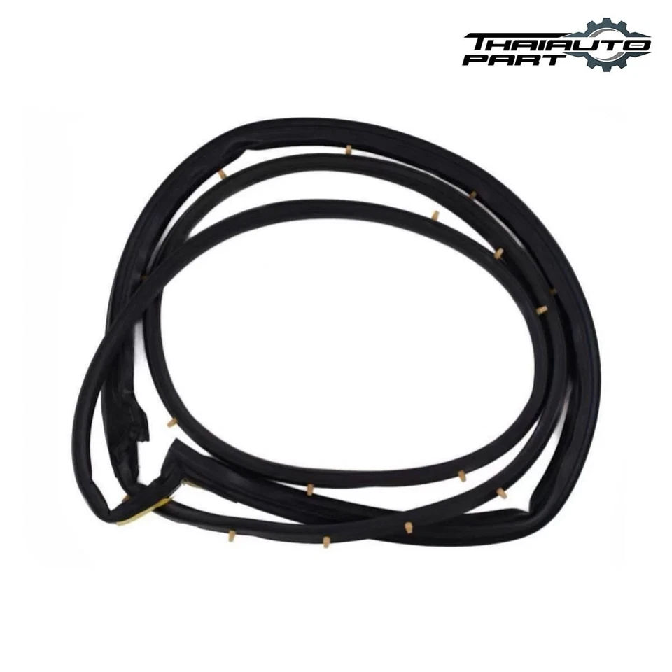 套装门玻璃 Weatherstrip 橡胶密封圈 适用于本田 Civic ES ES1 ES2 Sedan 01-05 — 第 3/4 张图片