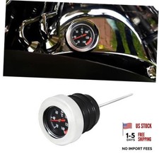 Motorcycle Oil Temperature Dipstick for Harley Softail Twin Cam 2000 Chrome