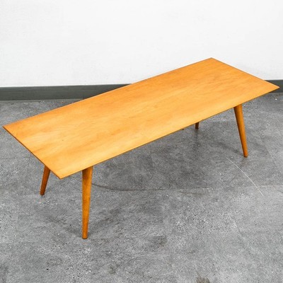 Mid Century Modern Coffee Table Paul McCobb Planner Group Blonde Maple Mcm