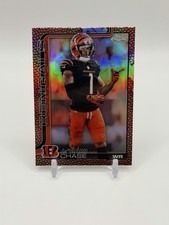 Jamarr Chase 2025 Topps Chrome Pigskin Parallel #58 Cincinnati Bengals NFL 