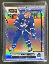 2023-24 O-Pee-Chee Platinum Auston Matthews Rainbow #1 Maple Leafs