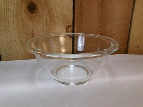 Vintage Pyrex 322 Clear Glass 1 Quart Serving Mixing Bowl