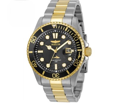 Invicta Pro Diver Currentwave Men's Watch - 43mm. Steel, Gold (30023)