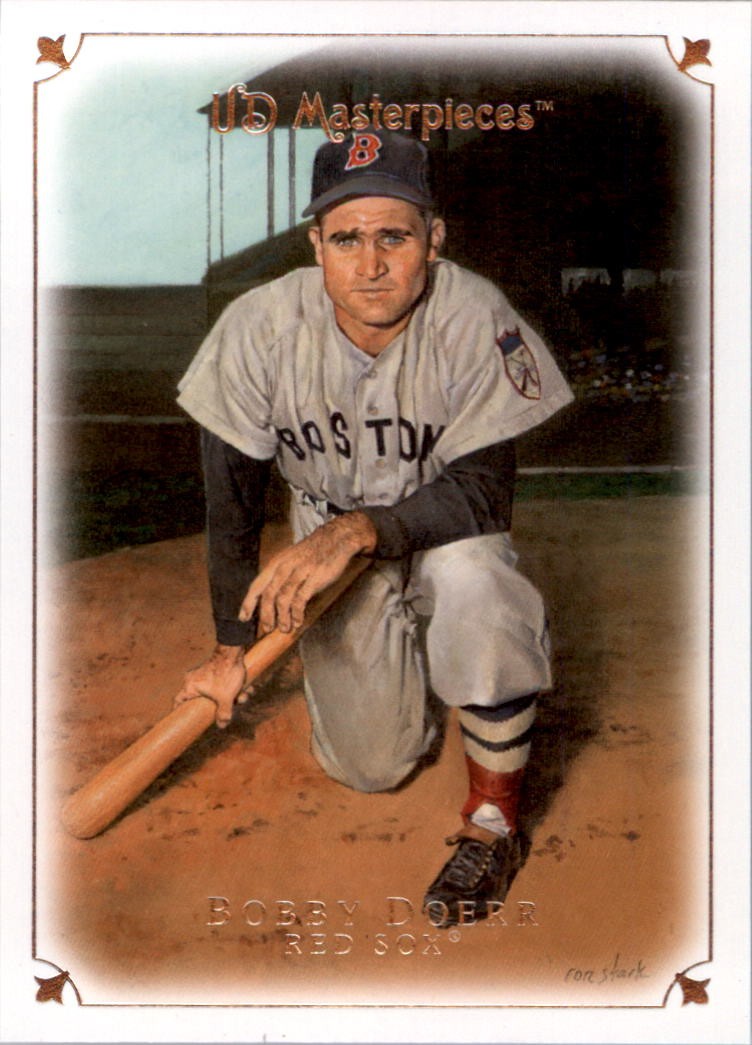 2007 UD Masterpieces Glossy #59 Bobby Doerr - BB