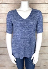 TORRID 1 Women's Favorite Tunic Super Soft Plush V-Neck Hi-lo Heather Tunic Top