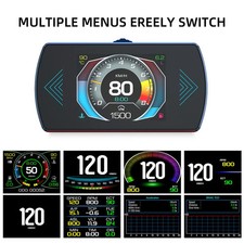P12 Car OBD2 Head Up Display OBD HUD Car Gauge Smart Digital Meter Computer
